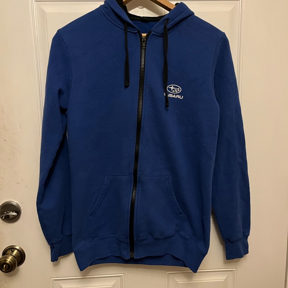 Blue Full-Zip Hoodie